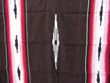 MEXICAN BLANKET XL 4.5' X 6.5' dark brown