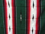 MEXICAN BLANKET XL 4.5' X 6.5' green