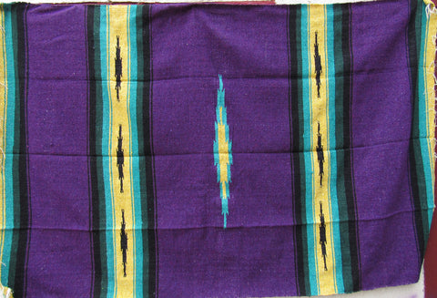 MEXICAN BLANKET XL 4.5' X 6.5' purple BLP001