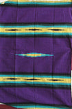 MEXICAN BLANKET XL 4.5' X 6.5' purple BLP001