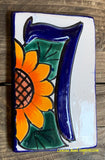 Talavera Tile House Numbers Sunflower Design
