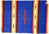 Mexican Blanket XL 4.5' X 6.5' Blue BL007