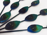 Metal/Rock wind Rocking Peacock Yard Ornament Caminorealimports.com