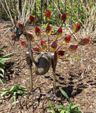 Metal Rock Rocking Peacock Yard Garden Ornament MTPCS005