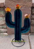 Painted Metal Cactus Yard Decor MCS001