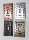 Mexican Tin Single Toggle Switch Plate Covers