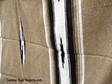 Mexican Blanket XL 4.5' X 6.5'  Beige BL001