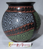 Mata Ortiz Vase Black Clay  MO011