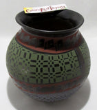 Mata Ortiz Vase Black Clay  MO011