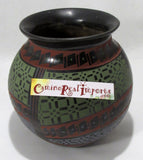 Mata Ortiz Vase Black Clay  MO011