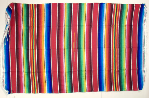 Mexican Sarate Blanket 4' X 6' serape zarape SAR40067