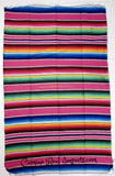 Mexican Sarate Blanket 4' X 6' serape zarape SAR4005