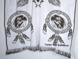 Wool Hoodie Poncho Dream Catcher EAGLE - ONE SIZE FITS ALL Serape Gaban GAE009