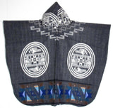 Wool Hoodie Poncho - ONE SIZE FITS ALL Serape Gaban GAE015