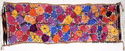 Guatemala Floral Embroidered Table Runner GFR001