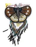 BUTTERFLY BEADED HAIR BARRETTE GHB006