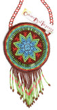 HAND MADE BEADED MEDICINE POUCH BMP005
