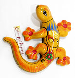 Hand Painted Clay Gecko Lizard GGLM001