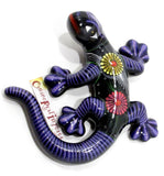 Hand Painted Clay Gecko Lizard GGLM010
