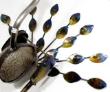 Metal Rock Rocking Peacock Yard Garden Ornament MTPCS006