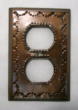 Mexican Tin Duplex Outlet Plate Covers