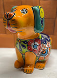 Talavera Dog Flower Pot Planter TDP029