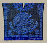 Mexican Poncho Aztec Warrior/ Eagle GA031