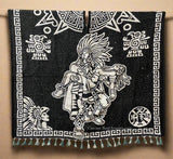 Mexican Poncho Aztec Warrior GA035