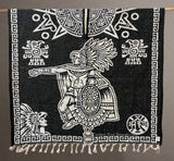 Mexican Poncho Aztec Warrior GA035