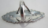 Multi Stone Petit Point Ring Sterling Silver   size 6 TSC048