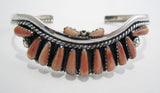 Spiny Oyster Shell Sterling Silver Bracelet TSC057