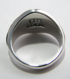 Multi Stone Ring Sterling Silver   size 6 TSC045