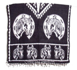 Mexican Poncho Horse Shoe Gaban CaminoRealImports.com