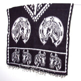 Mexican Poncho Horse Shoe Gaban CaminoRealImports.com