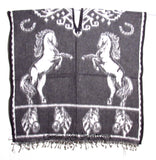 Mexican Poncho Horse Shoe Gaban CaminoRealImports.com