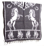 Mexican Poncho Horse Shoe Gaban CaminoRealImports.com