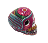 Day Of The Dead Hand Painted 3'' Skull MCSSM009