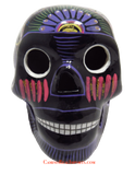 DAY OF THE DEAD HAND PAINTED SKULL MCS004