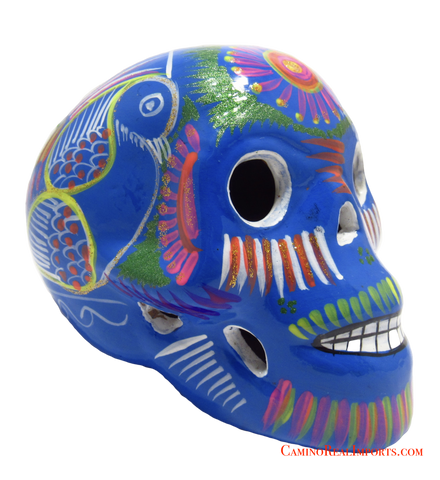 Day Of The Dead Hand Painted Skull MCS005