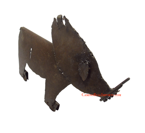 Medium Rustic Metal Boar MTBRS002