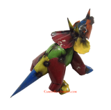 Small Colored Metal Triceratops Dinosaur MTDNS003