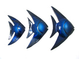 SET OF 3 FISH METAL ART WALL HANGING ABC001