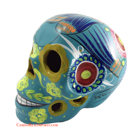 Day Of The Dead Hand Painted Skull LCS004