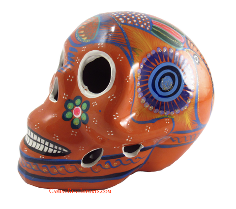 Day Of The Dead Hand Painted Skull LCS007