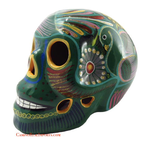 Day Of The Dead Hand Painted Skull LCS012