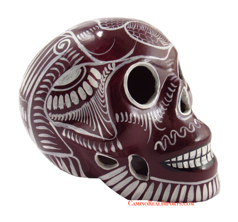 Day Of The Dead Hand Painted Skull LCS015