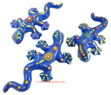 Hand Painted Clay Gecko Lizard GGLL033