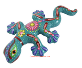 Hand Painted Clay Gecko Lizard GGLL039