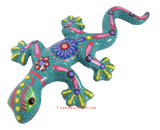 Hand Painted Clay Gecko Lizard GGLL039