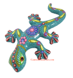 Hand Painted Clay Gecko Lizard GGLL039